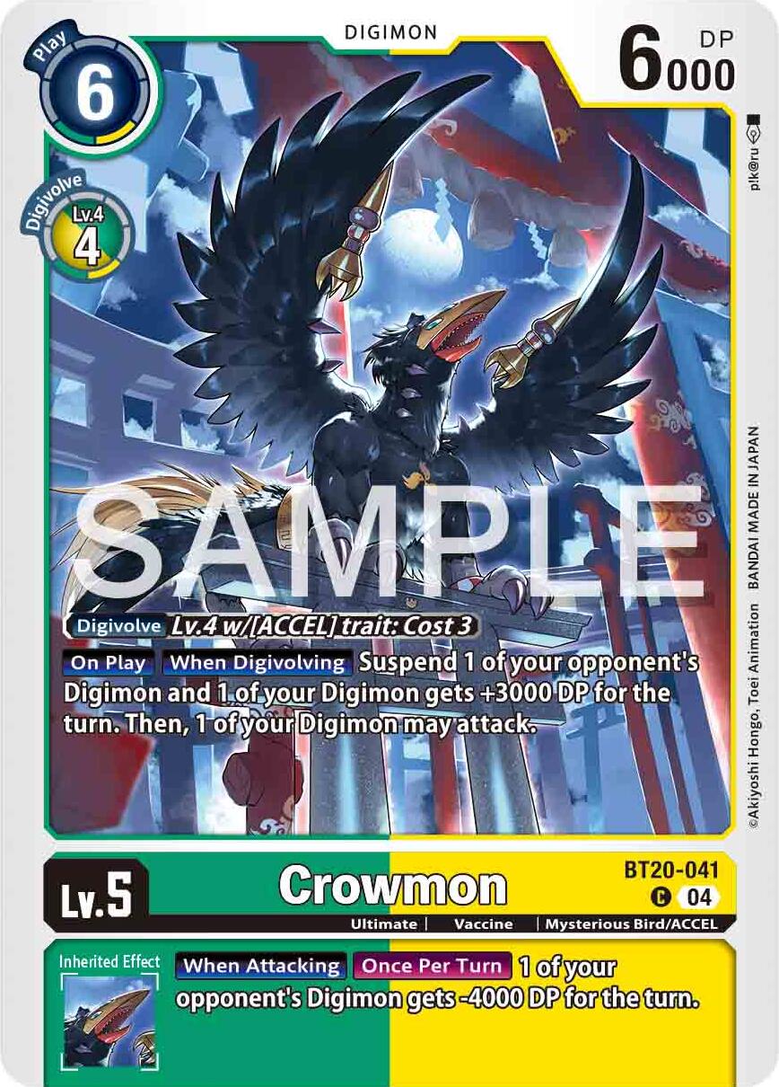 Crowmon [BT20-041] [Release Special Booster Ver.2.0] | Devastation Store