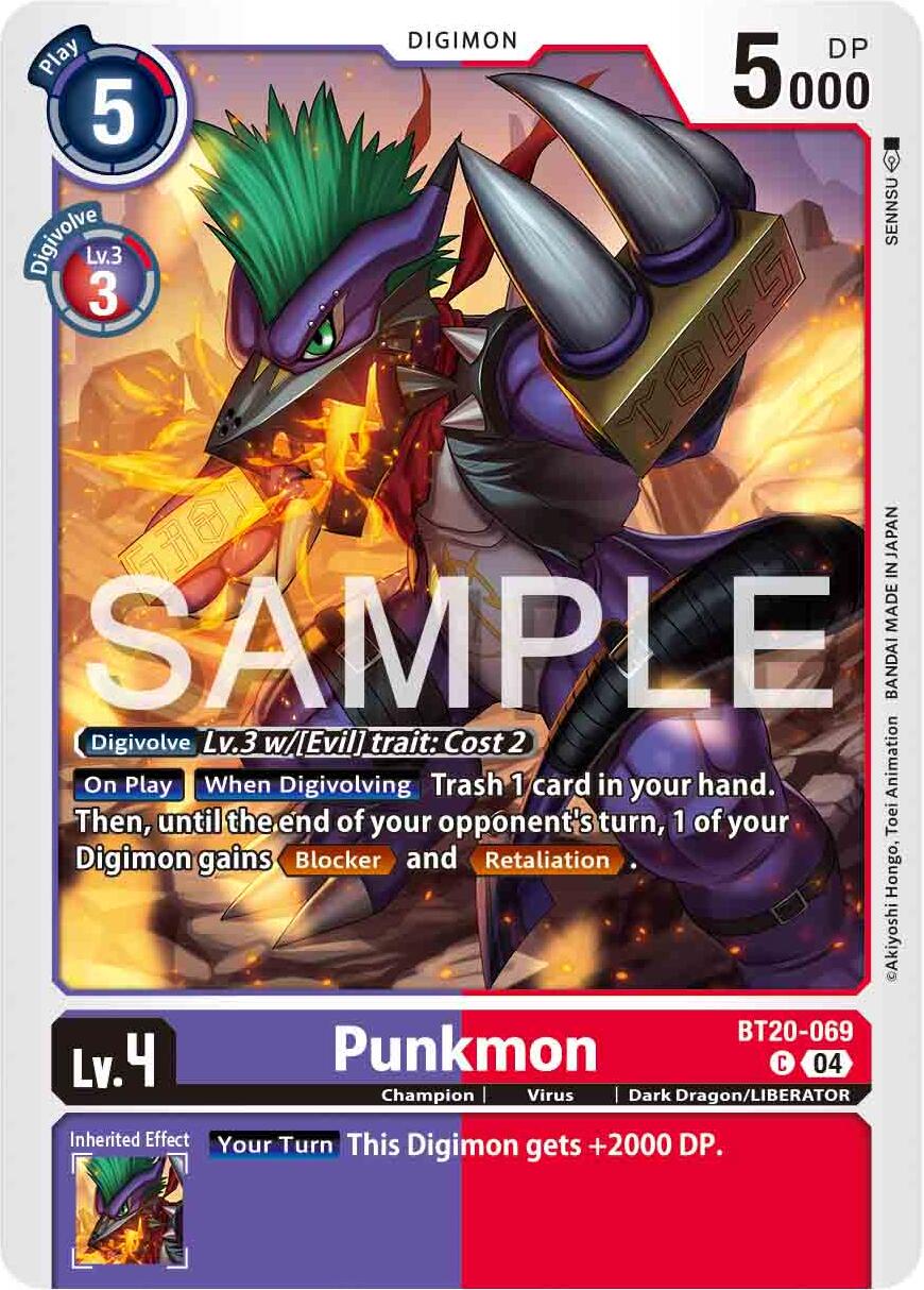 Punkmon [BT20-069] [Release Special Booster Ver.2.0] | Devastation Store