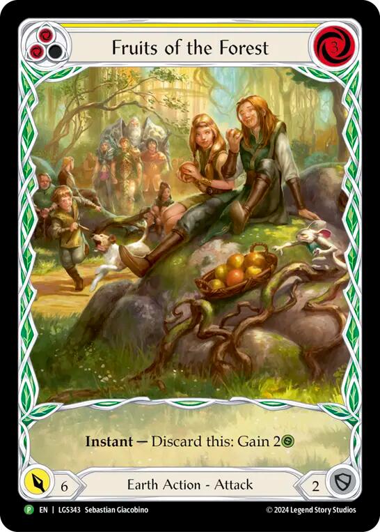 Fruits of the Forest (Yellow) [LGS343] (Promo)  Rainbow Foil | Devastation Store