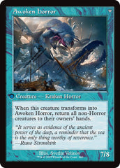 Thing in the Ice // Awoken Horror (Retro Frame) [Innistrad Remastered] | Devastation Store