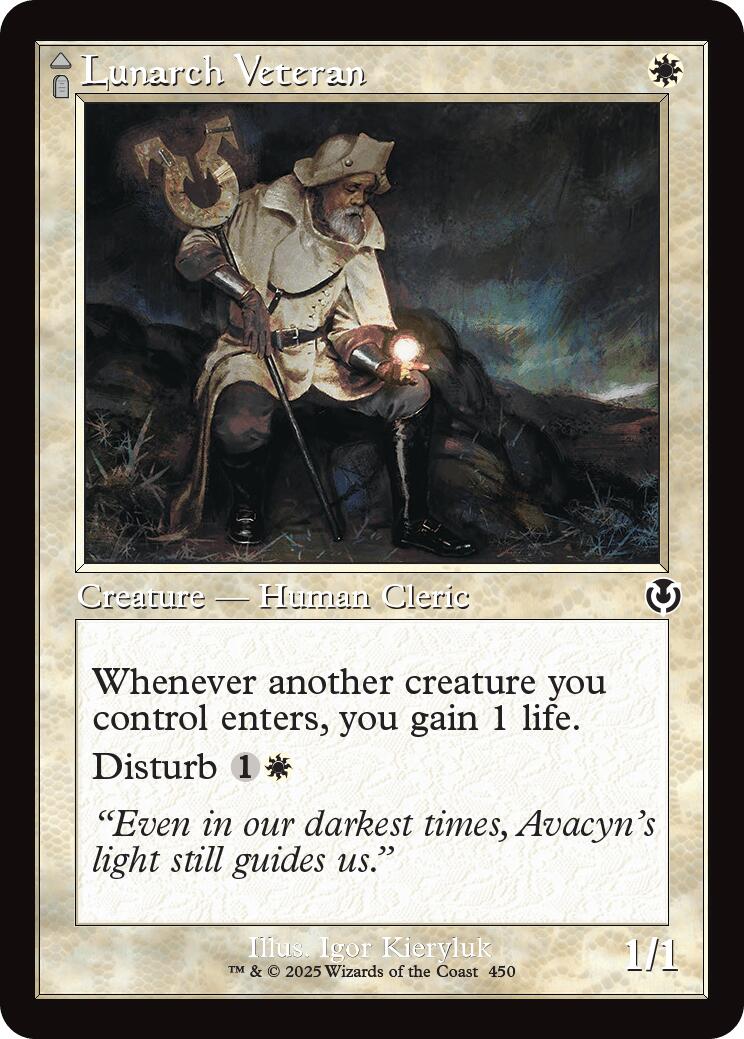 Lunarch Veteran // Luminous Phantom (Retro Frame) [Innistrad Remastered] | Devastation Store