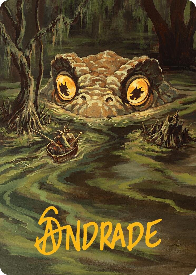 The Gitrog Monster Art Card (Gold-Stamped Signature) [Innistrad Remastered Art Series] | Devastation Store