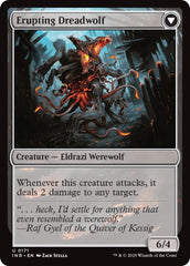 Smoldering Werewolf // Erupting Dreadwolf [Innistrad Remastered] | Devastation Store