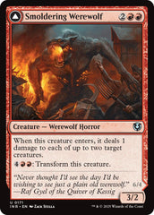 Smoldering Werewolf // Erupting Dreadwolf [Innistrad Remastered] | Devastation Store