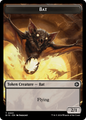 Treasure // Bat Double-Sided Token [Outlaws of Thunder Junction Tokens] | Devastation Store