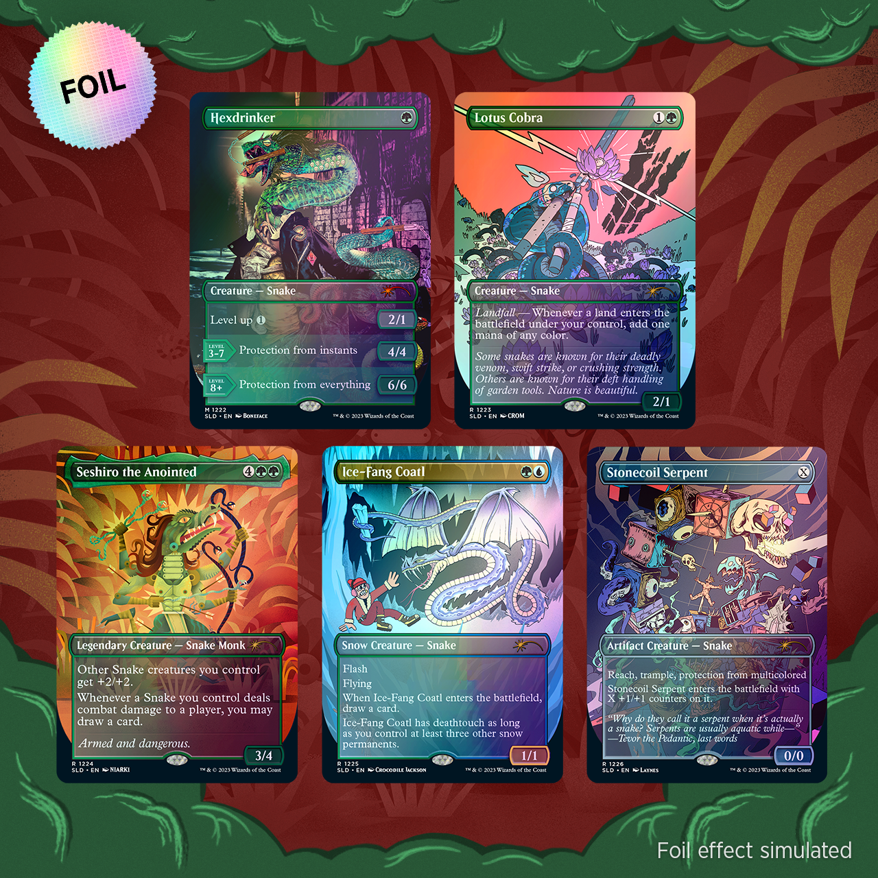 Secret Lair: Drop Series - Ssssssnakessssss (Foil Edition) | Devastation Store