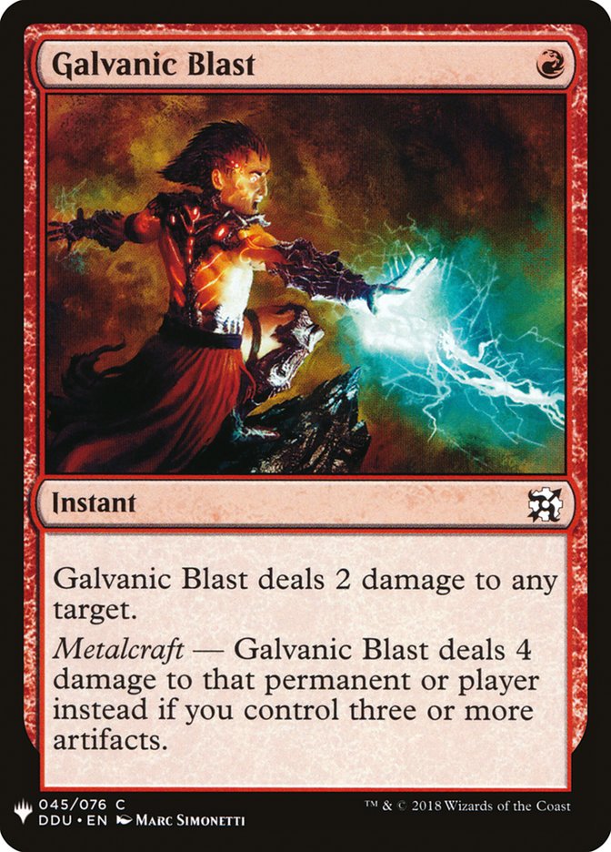 Galvanic Blast [Mystery Booster] | Devastation Store