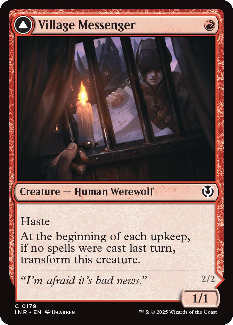 Village Messenger // Moonrise Intruder [Innistrad Remastered] | Devastation Store