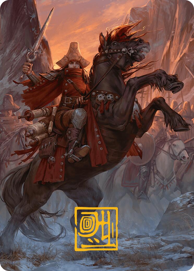 Zealous Conscripts (Gold-Stamped Signature) [Innistrad Remastered Art Series] | Devastation Store