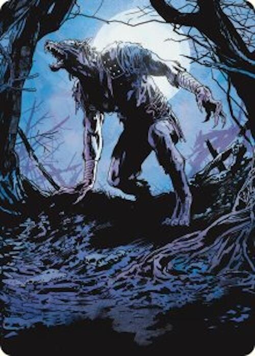 Krallenhorde Howler Art Card [Innistrad Remastered Art Series] | Devastation Store