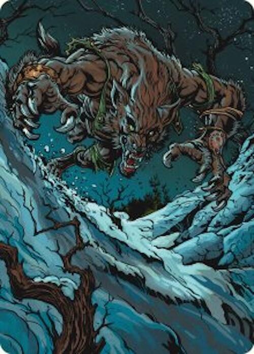 Ravager of the Fells Art Card [Innistrad Remastered Art Series] | Devastation Store