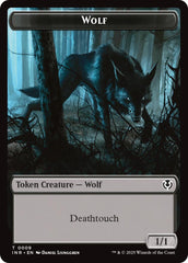Wolf (0009) // Wolf (0018) Double-Sided Token [Innistrad Remastered Tokens] | Devastation Store