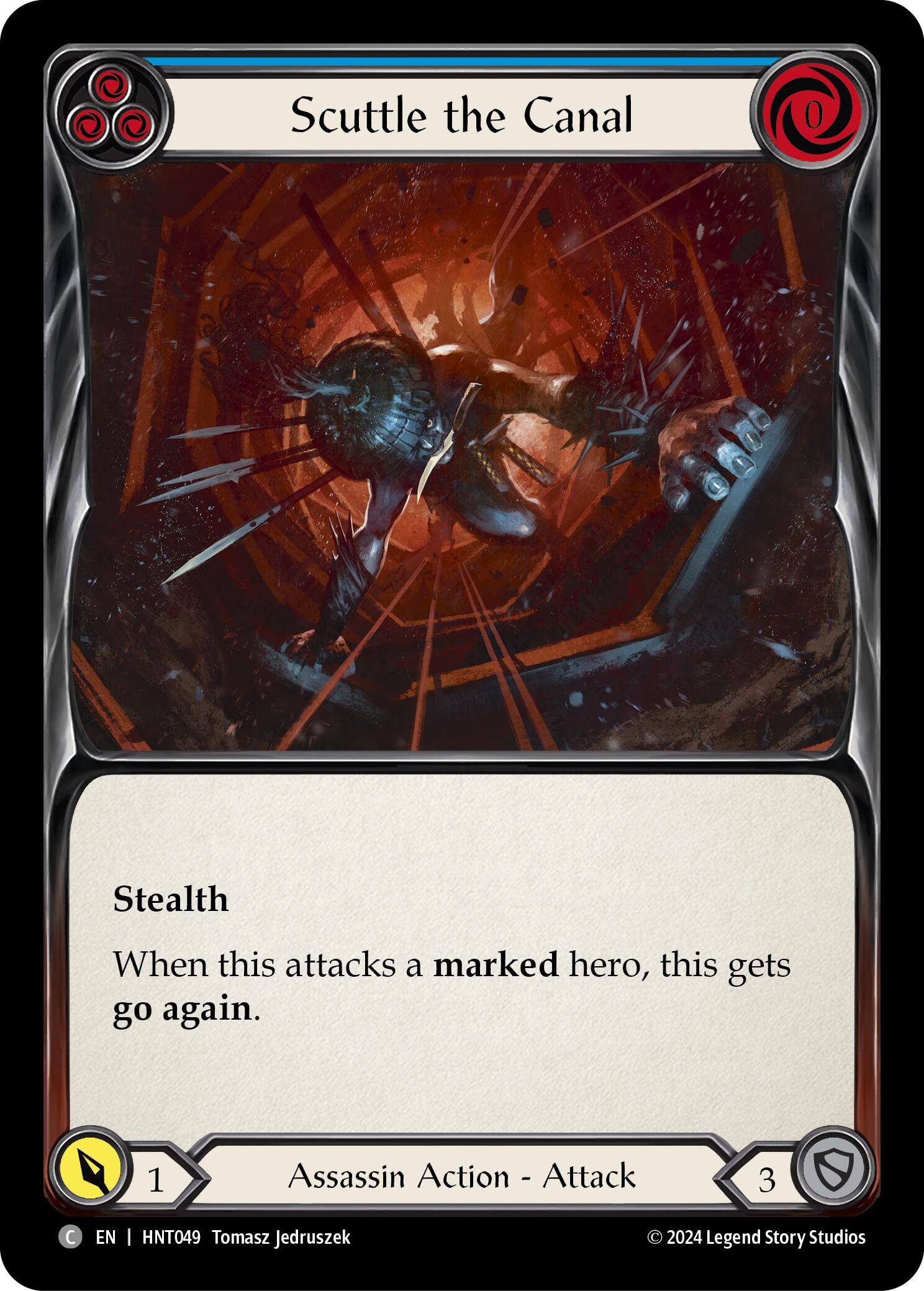 Scuttle the Canal (Blue) [HNT049] (The Hunted) | Devastation Store