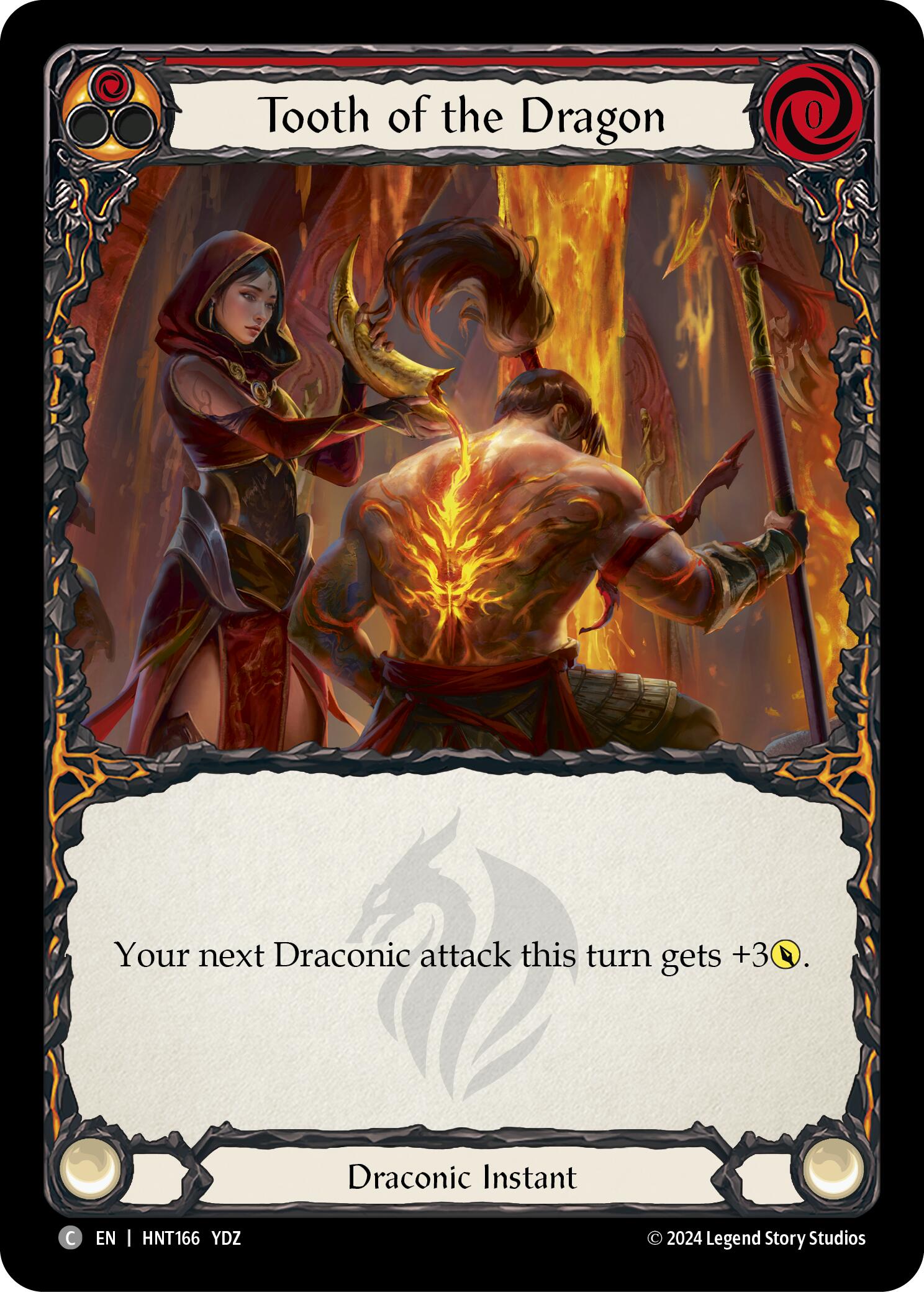 Tooth of the Dragon (Red) [HNT166] (The Hunted) | Devastation Store