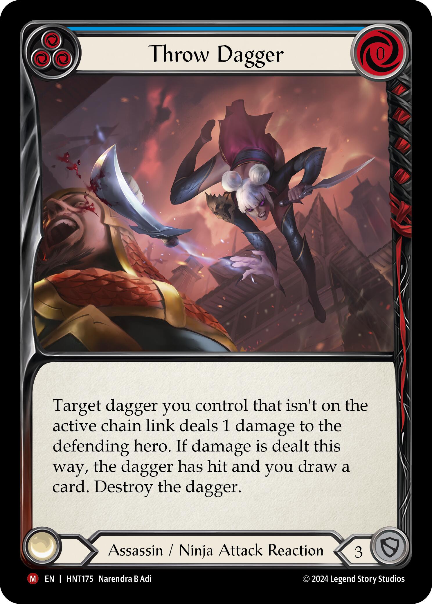 Throw Dagger [HNT175] (The Hunted)  Rainbow Foil | Devastation Store
