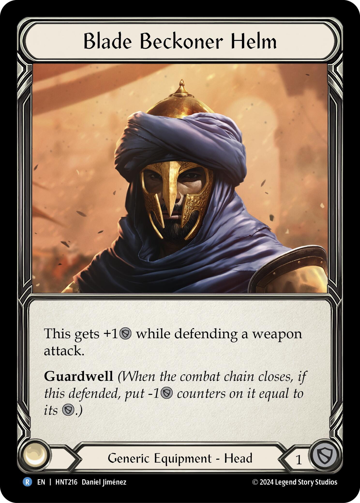 Blade Beckoner Helm [HNT216] (The Hunted)  Cold Foil | Devastation Store