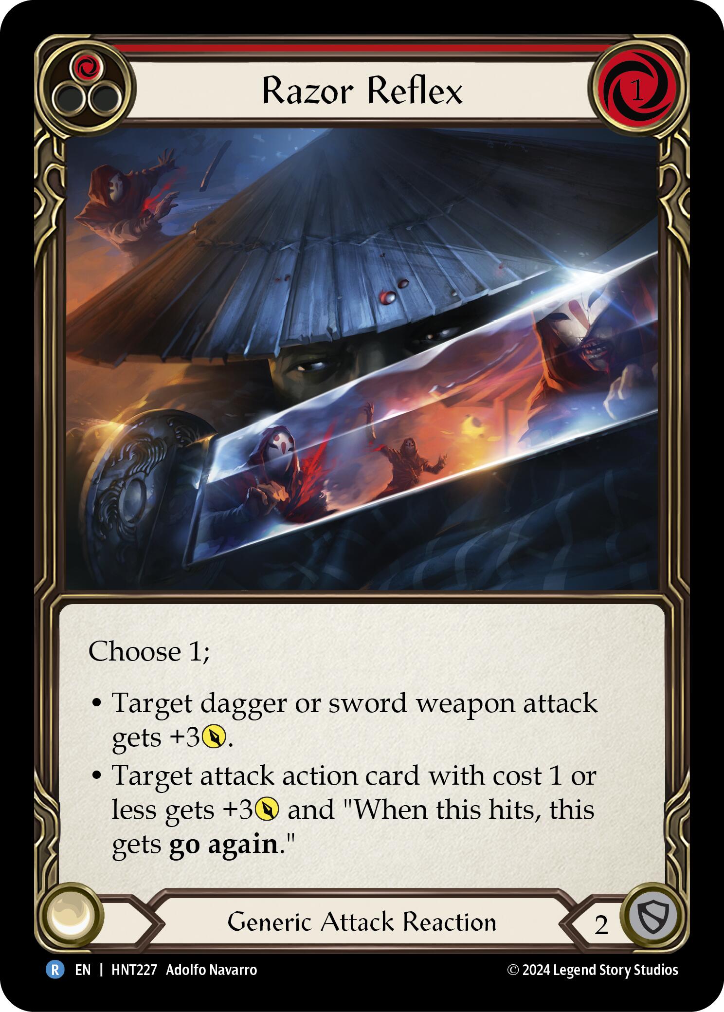 Razor Reflex (Red) [HNT227] (The Hunted) | Devastation Store