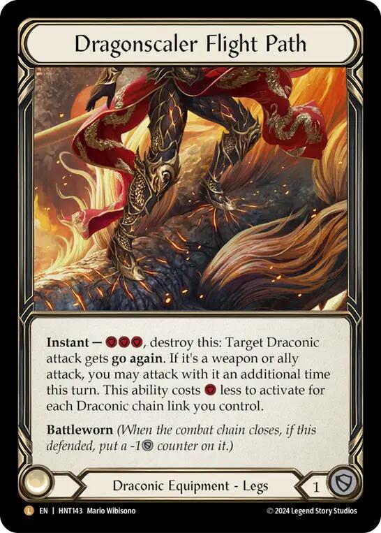 Dragonscaler Flight Path [HNT143] (The Hunted)  Rainbow Foil | Devastation Store