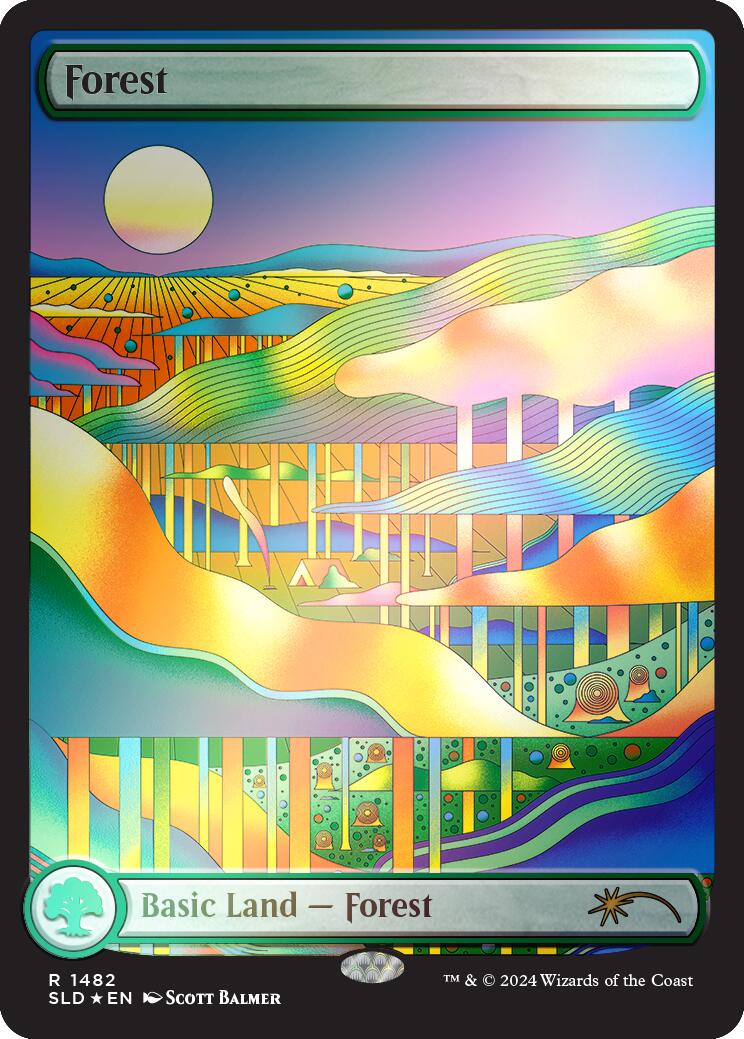 Forest (1482) (Rainbow Foil) [Secret Lair Drop Series] | Devastation Store