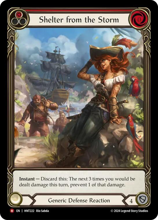 Shelter from the Storm (Extended Art) [HNT222] (The Hunted)  Rainbow Foil | Devastation Store