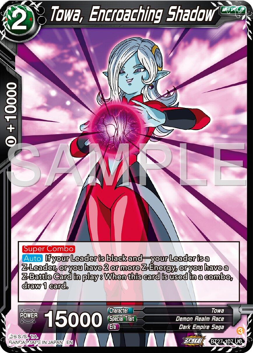 Towa, Encroaching Shadow (BT27-107) [History of Z] | Devastation Store