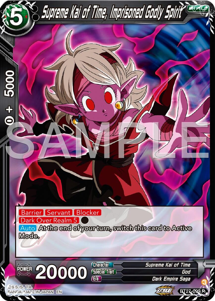 Supreme Kai of Time, Imprisoned Godly Spirit (BT27-099) [History of Z] | Devastation Store