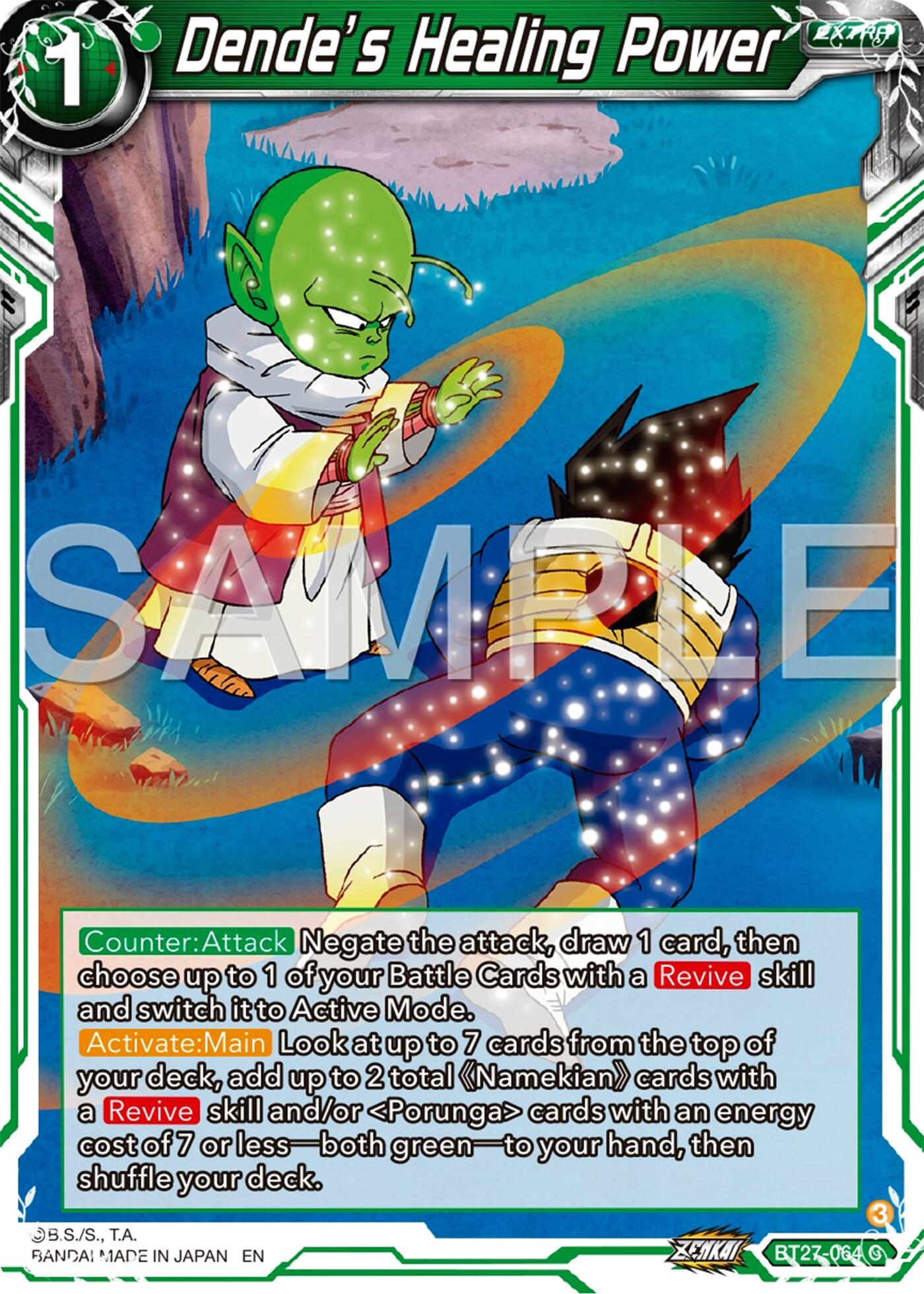 Dende's Healing Power (BT27-064) [History of Z] | Devastation Store