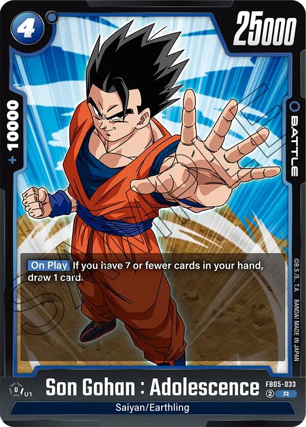 Son Gohan : Adolescence (FB05-033) [New Adventure] | Devastation Store