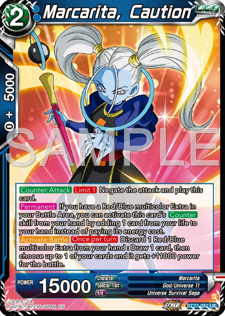 Marcarita, Caution (BT27-040) [History of Z] | Devastation Store