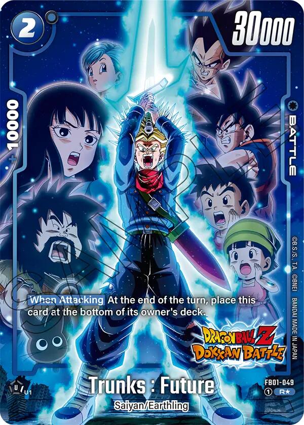 Trunks : Future (FB01-049) (Dragon Ball Z Dokkan Battle Alternate Art) [Awakened Pulse] | Devastation Store