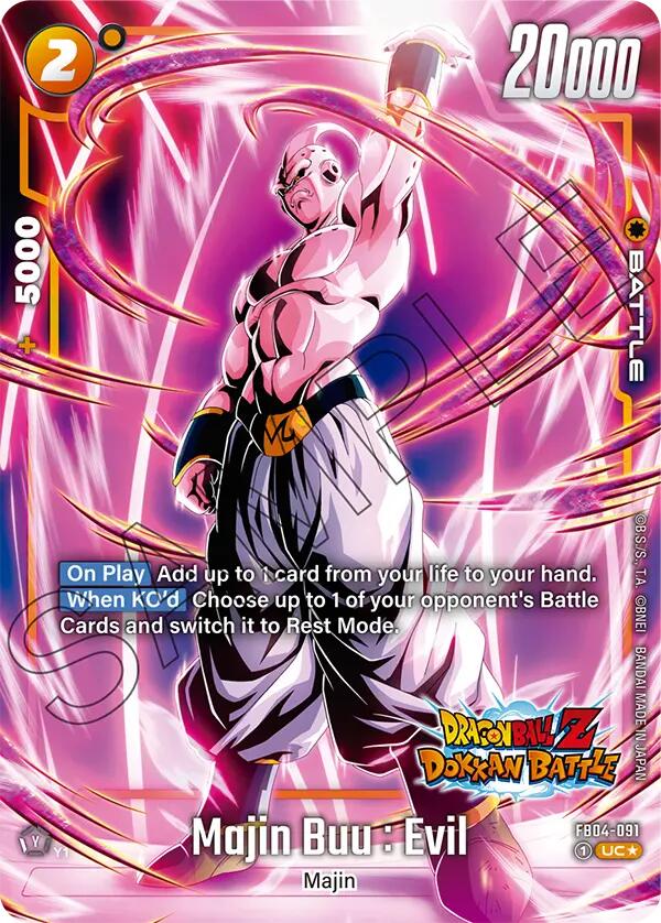 Majin Buu : Evil (FB04-091) (Dragon Ball Z Dokkan Battle Alternate Art) [Ultra Limit] - Devastation Store | Devastation Store