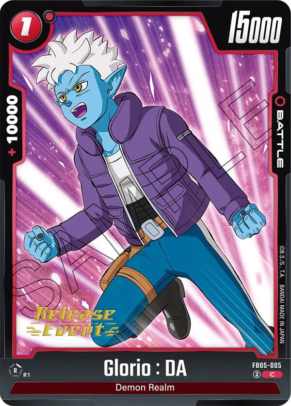 Glorio : DA [New Adventure Release Event Cards] | Devastation Store