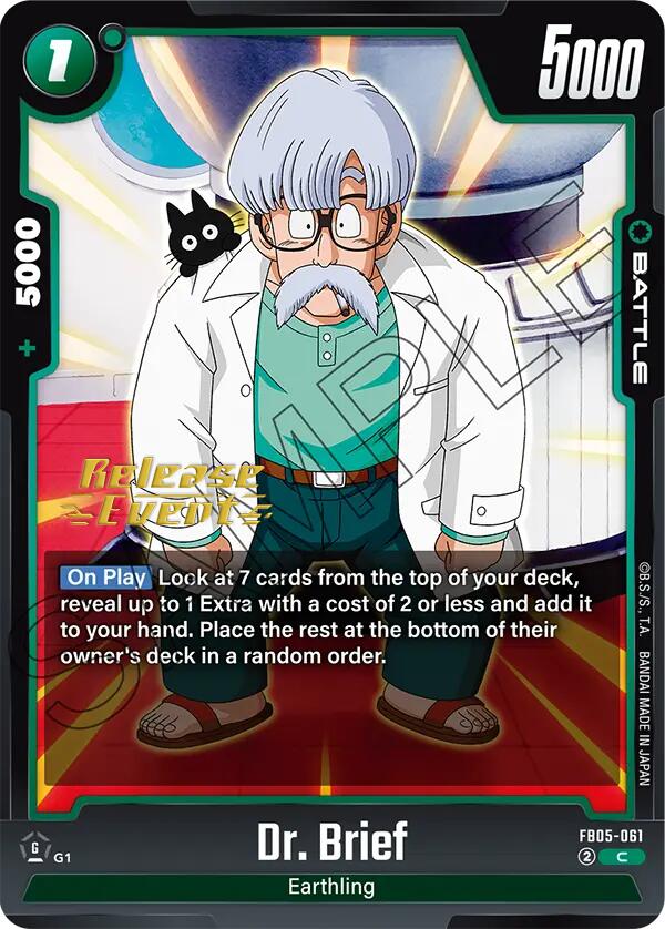 Dr. Brief [New Adventure Release Event Cards] | Devastation Store