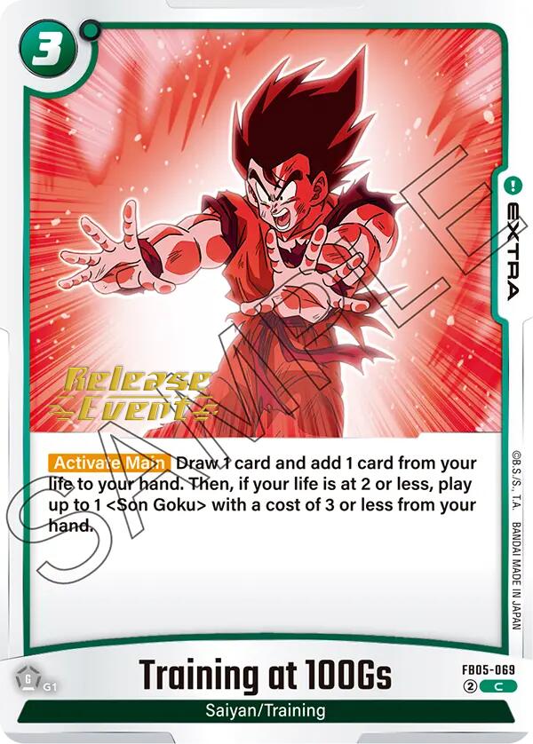 Training at 100Gs [New Adventure Release Event Cards] | Devastation Store
