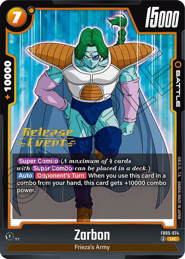 Zarbon [New Adventure Release Event Cards] | Devastation Store