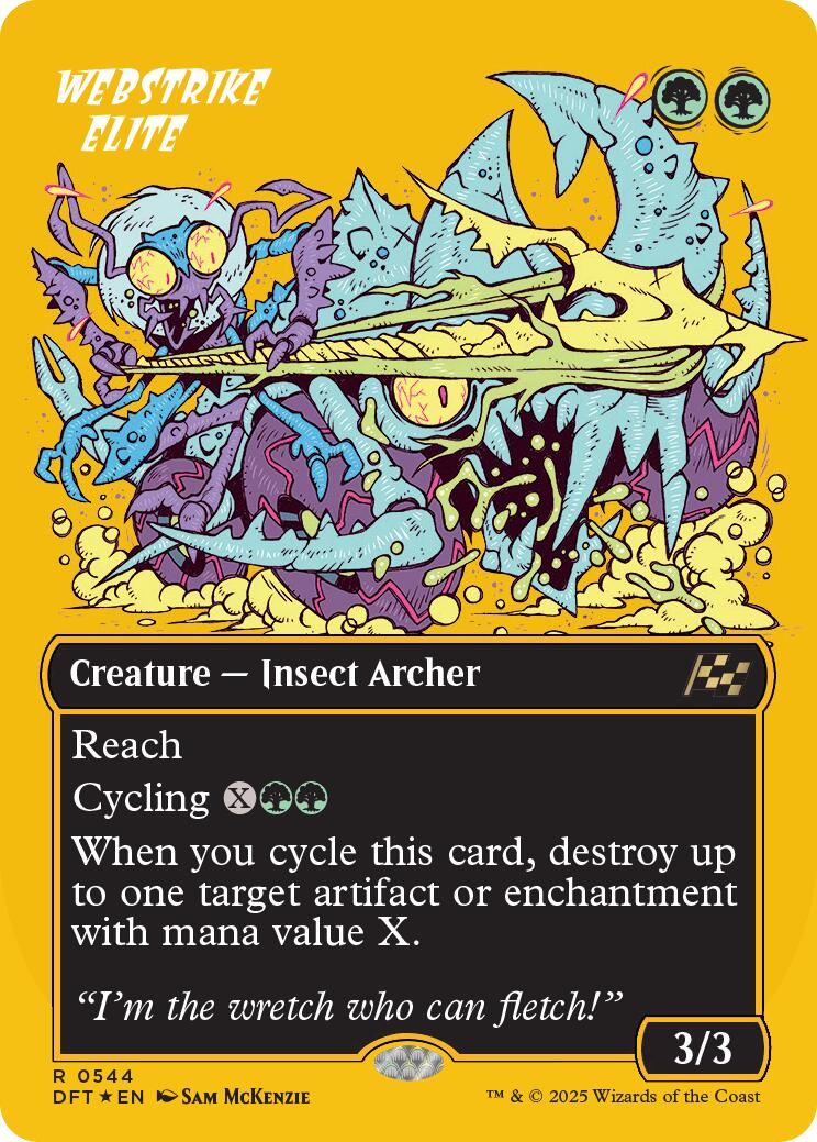 Webstrike Elite (Borderless) (First-Place Foil) [Aetherdrift] | Devastation Store