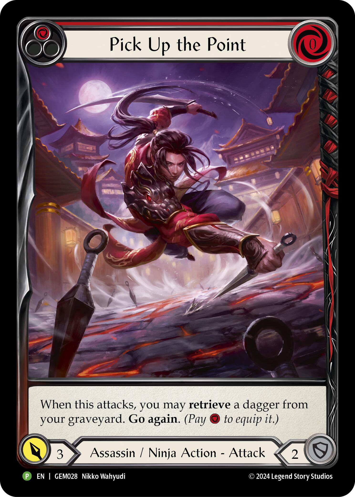 Pick Up the Point (Red) [GEM028] (GEM Pack 1)  Rainbow Foil | Devastation Store