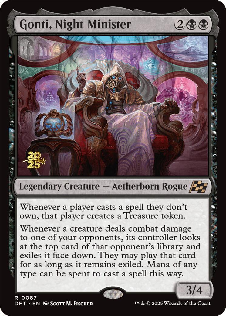 Gonti, Night Minister [Aetherdrift Prerelease Promos] | Devastation Store