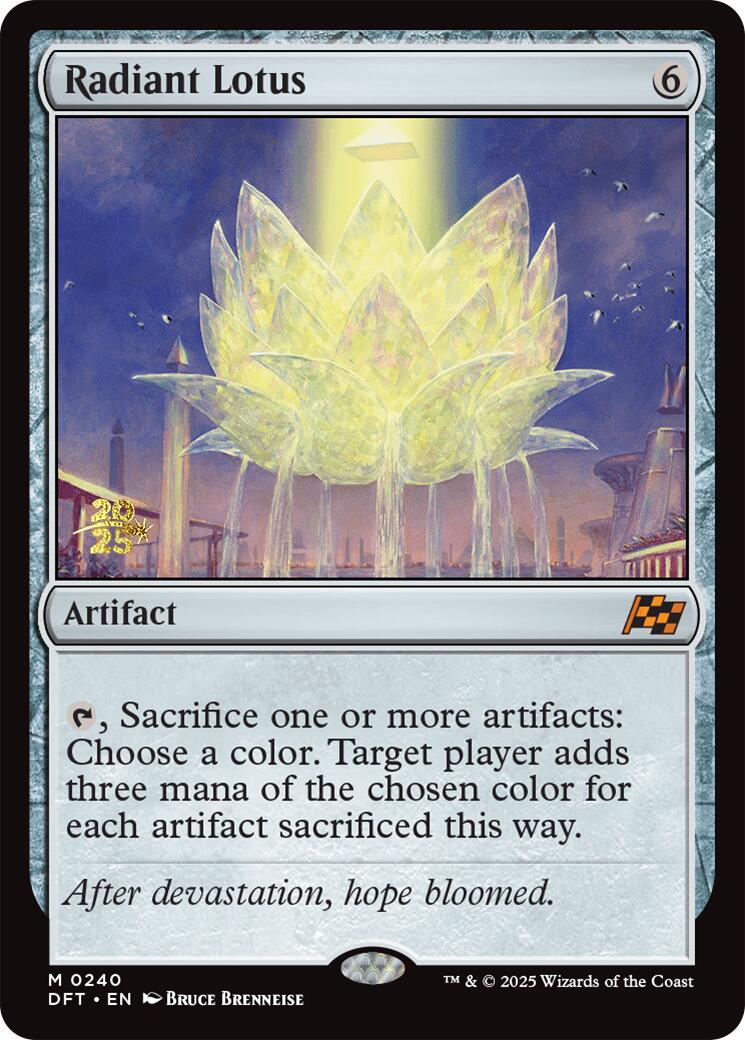 Radiant Lotus [Aetherdrift Prerelease Promos] | Devastation Store