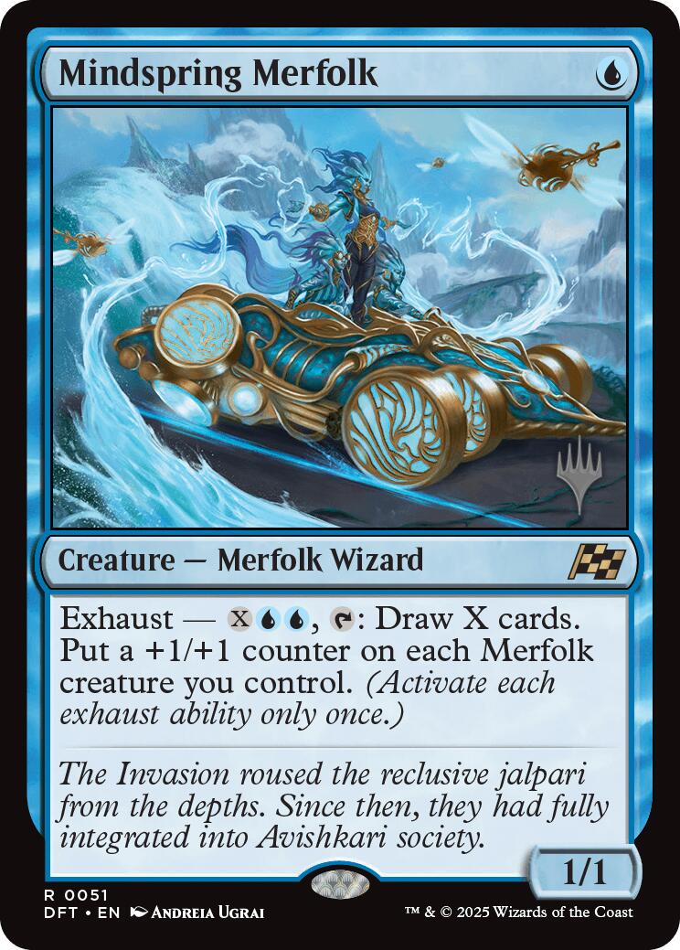 Mindspring Merfolk [Aetherdrift Promos] | Devastation Store