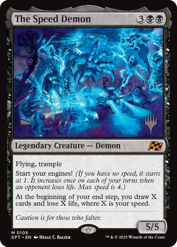 The Speed Demon [Aetherdrift Promos] | Devastation Store
