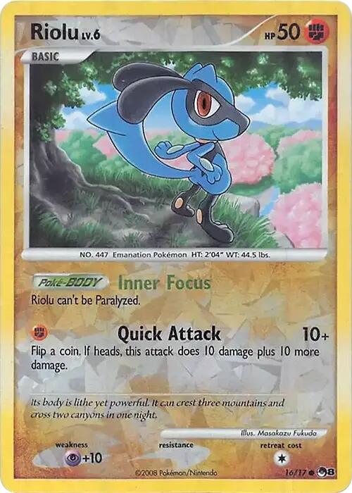 Riolu (016/017) (Cracked Ice Holo) [Miscellaneous Cards] | Devastation Store