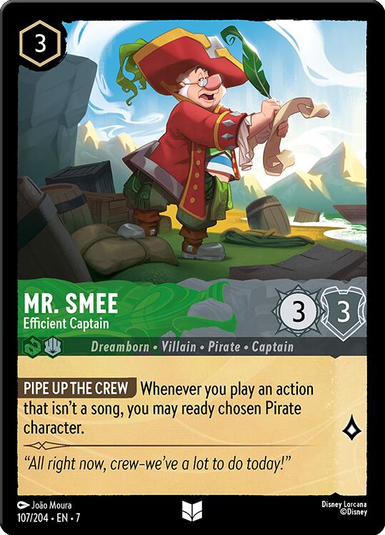 Mr. Smee - Efficient Captain (107/204) [Archazia's Island] | Devastation Store