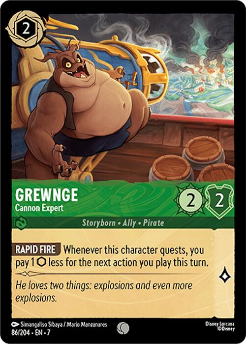 Grewnge - Cannon Expert (86/204) [Archazia's Island] | Devastation Store