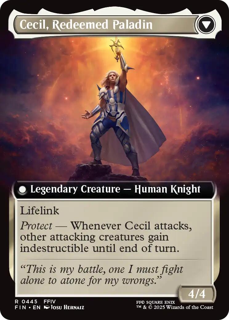 Cecil, Dark Knight // Cecil, Redeemed Paladin (Extended Art) [FINAL FANTASY] | Devastation Store