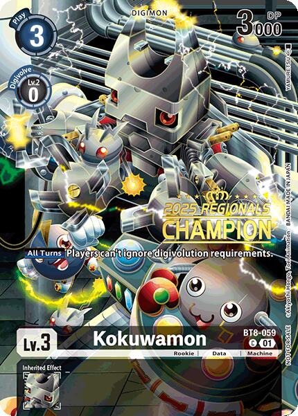Kokuwamon [BT8-059] (2025 Regionals Champion) [New Awakening Promos] | Devastation Store