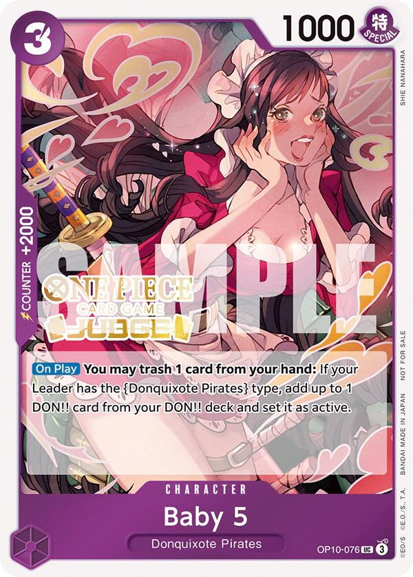 Baby 5 (Judge Pack Vol. 5) [One Piece Promotion Cards] | Devastation Store