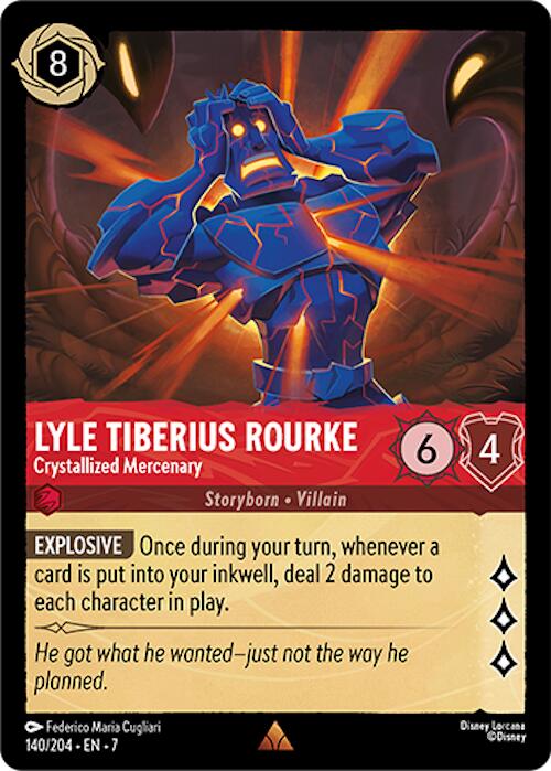 Lyle Tiberius Rourke - Crystallized Mercenary (140/204) [Archazia's Island] | Devastation Store