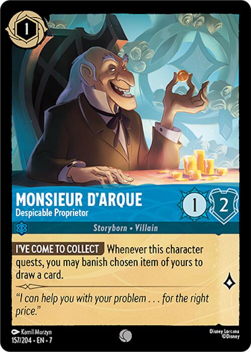 Monsieur D'Arque - Despicable Proprietor (157/204) [Archazia's Island] | Devastation Store