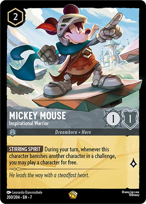 Mickey Mouse - Inspirational Warrior (200/204) [Archazia's Island] | Devastation Store